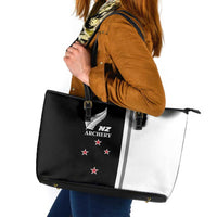 New Zealand 2025 Archery Basic Leather Tote Bag Archery NZ LT01 Black - Polynesian Pride