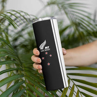Personalised New Zealand 2025 Archery Basic Skinny Tumbler Archery NZ LT01 - Polynesian Pride