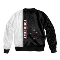 Personalised New Zealand 2025 Archery Basic Sleeve Zip Bomber Jacket Archery NZ LT01 - Polynesian Pride