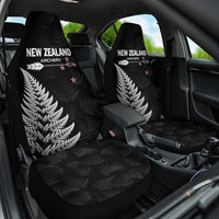 New Zealand 2025 Archery Car Seat Cover Aotearoa Silver Arrows Black