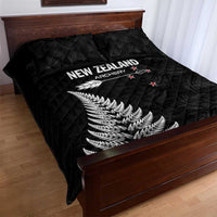 New Zealand 2025 Archery Quilt Bed Set Aotearoa Silver Arrows Black