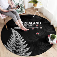 New Zealand 2025 Archery Round Carpet Aotearoa Silver Arrows Black