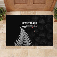 New Zealand 2025 Archery Rubber Doormat Aotearoa Silver Arrows Black