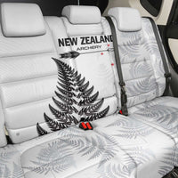 New Zealand 2025 Archery Back Car Seat Cover Aotearoa Silver Arrows White LT01 - Polynesian Pride