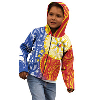 Philippines Kid Hoodie Pilipinas Polynesian Pattern