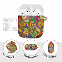 Hawaii Fruits Hippie Style AirPods Case Vibrant Colorful LT01 - Polynesian Pride