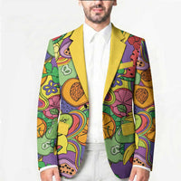 Hawaii Fruits Hippie Style Blazer Vibrant Colorful LT01 - Polynesian Pride