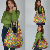 Hawaii Fruits Hippie Style Grocery Bag Vibrant Colorful LT01 - Polynesian Pride
