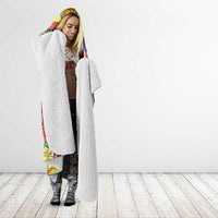 Hawaii Fruits Hippie Style Hooded Blanket Vibrant Colorful LT01 - Polynesian Pride
