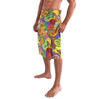 Hawaii Fruits Hippie Style Lavalava Vibrant Colorful LT01 - Polynesian Pride