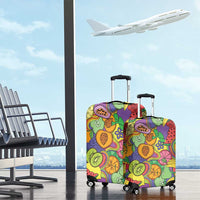 Hawaii Fruits Hippie Style Luggage Cover Vibrant Colorful LT01 - Polynesian Pride
