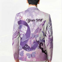 Personalized Polynesian Lupus Awareness Blazer Butterfly Hologram Lupus Warrior LT01 - Polynesian Pride