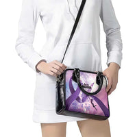 Polynesian Lupus Awareness Shoulder Handbag Butterfly Hologram Lupus Warrior LT01 - Polynesian Pride