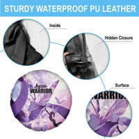 Polynesian Lupus Awareness Spare Tire Cover Butterfly Hologram Lupus Warrior LT01 - Polynesian Pride