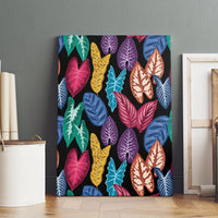 Hawaii Colorful Tropical Leaves Canvas Wall Art