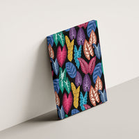 Hawaii Colorful Tropical Leaves Canvas Wall Art