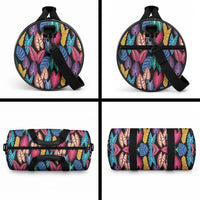 Hawaii Colorful Tropical Leaves Duffle Bag