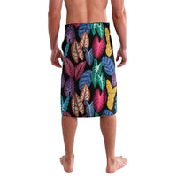 Hawaii Colorful Tropical Leaves Lavalava