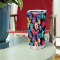 Hawaii Colorful Tropical Leaves Tumbler Cup