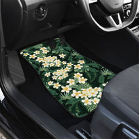 Hawaii Plumeria Tropical Leaves Car Mats Monstera Calathea Palm Fronds