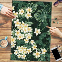 Hawaii Plumeria Tropical Leaves Puzzle Monstera Calathea Palm Fronds