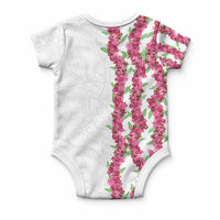 Hawaii Aalii Lei Baby Onesie Aalii Ku Makani