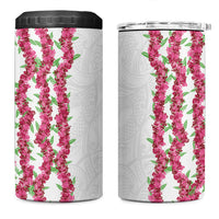 Hawaii Aalii Lei 4 in 1 Can Cooler Tumbler Aalii Ku Makani