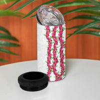 Hawaii Aalii Lei 4 in 1 Can Cooler Tumbler Aalii Ku Makani