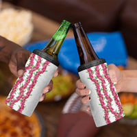 Hawaii Aalii Lei 4 in 1 Can Cooler Tumbler Aalii Ku Makani