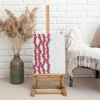 Hawaii Aalii Lei Canvas Wall Art Aalii Ku Makani