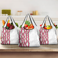 Hawaii Aalii Lei Grocery Bag Aalii Ku Makani