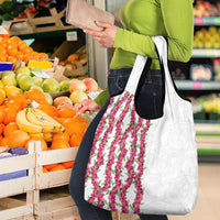 Hawaii Aalii Lei Grocery Bag Aalii Ku Makani
