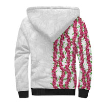 Hawaii Aalii Lei Sherpa Hoodie Aalii Ku Makani