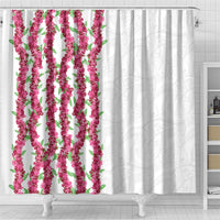 Hawaii Aalii Lei Shower Curtain Aalii Ku Makani