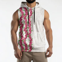 Hawaii Aalii Lei Sleeveless Hoodie Aalii Ku Makani