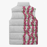 Hawaii Aalii Lei Sleeveless Puffer Jacket Aalii Ku Makani
