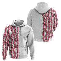 Hawaii Aalii Lei Zip Hoodie Aalii Ku Makani