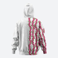 Hawaii Aalii Lei Zip Hoodie Aalii Ku Makani
