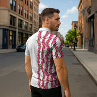 Hawaii Aalii Lei Zipper Polo Shirt Aalii Ku Makani