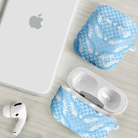 Baby Blue Mermaid Puakenikeni Maile Lei AirPods Case