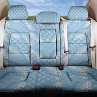 Baby Blue Mermaid Puakenikeni Maile Lei Back Car Seat Cover