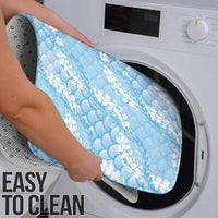 Baby Blue Mermaid Puakenikeni Maile Lei Bathroom Set