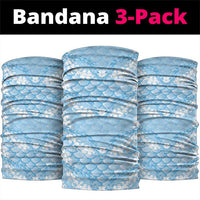 Baby Blue Mermaid Puakenikeni Maile Lei Neck Gaiter