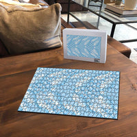 Baby Blue Mermaid Puakenikeni Maile Lei Puzzle