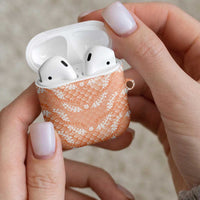 Apricot Mermaid Puakenikeni Maile Lei AirPods Case