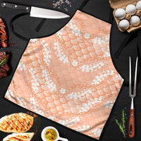 Apricot Mermaid Puakenikeni Maile Lei Apron