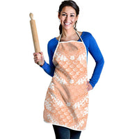 Apricot Mermaid Puakenikeni Maile Lei Apron
