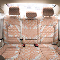 Apricot Mermaid Puakenikeni Maile Lei Back Car Seat Cover