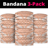 Apricot Mermaid Puakenikeni Maile Lei Neck Gaiter