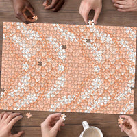 Apricot Mermaid Puakenikeni Maile Lei Puzzle